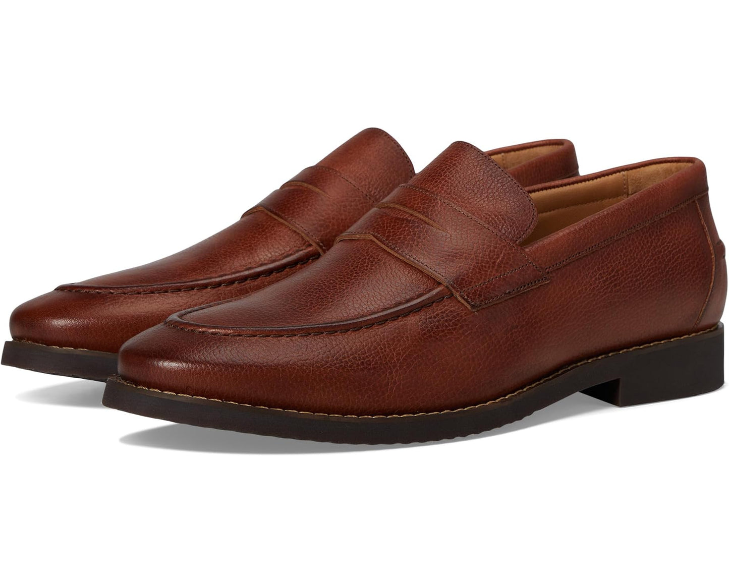 Men's johnnie-O J-Flex Penny Leather Mahogany
