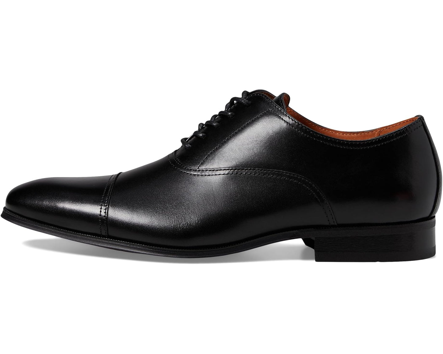 Men's Florsheim Corbetta Cap Toe Oxford Black Smooth