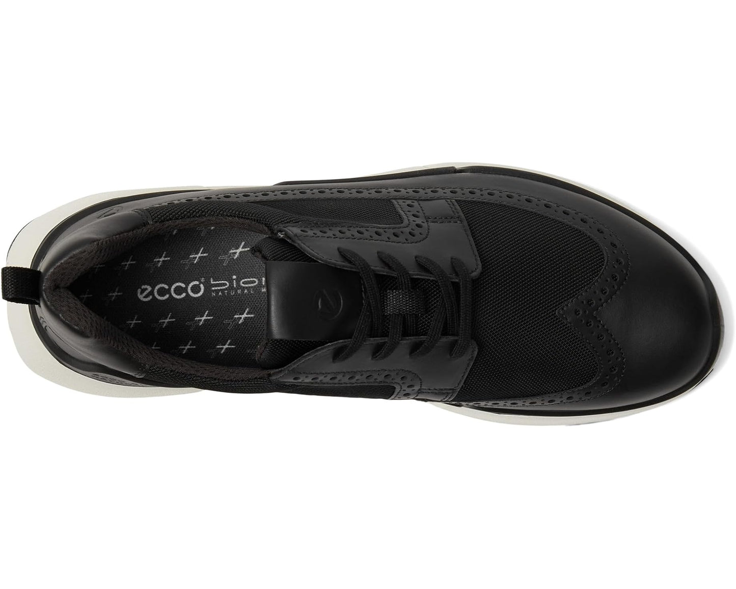 Men's ECCO Biom 2.2 Brogue Sneakers Black/Black