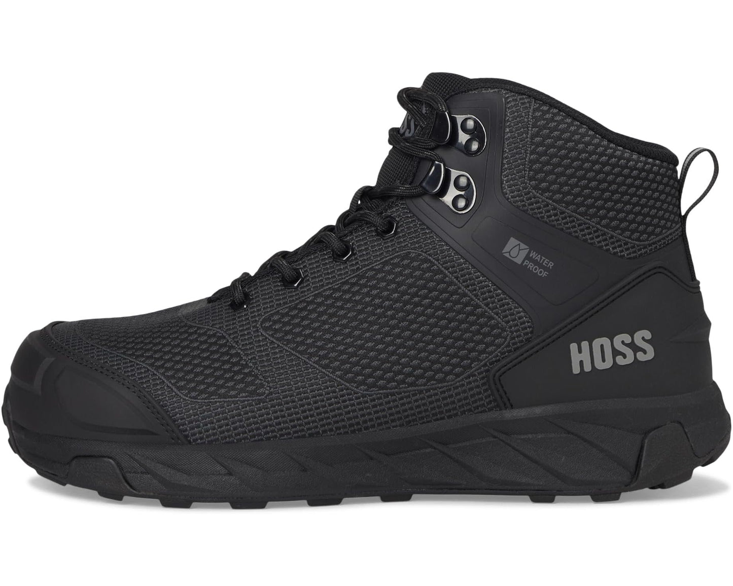 Men's Hoss Buster Hi - BIG HOSS Sizes Black