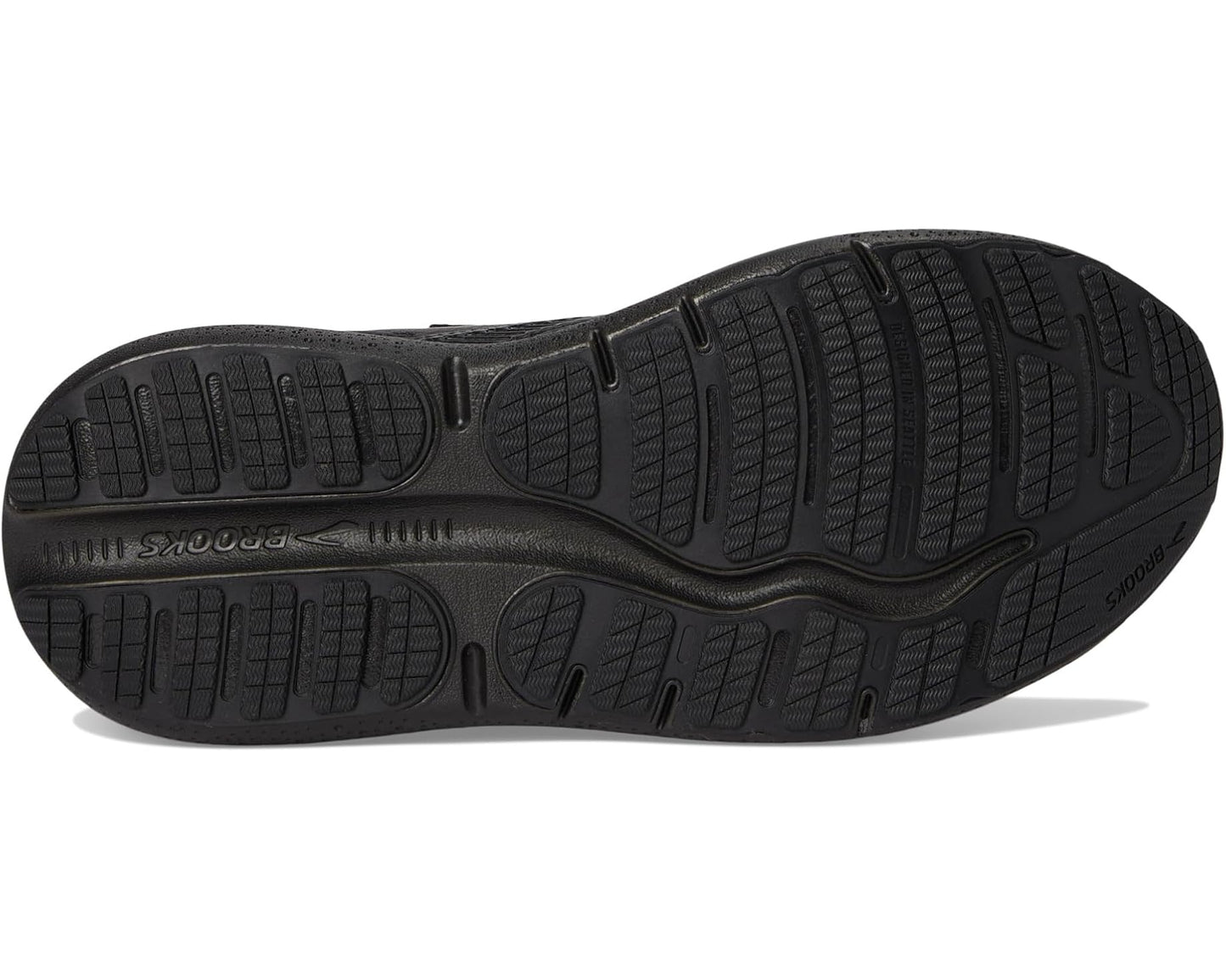 Men's Brooks Ghost Max Leather Black/Black