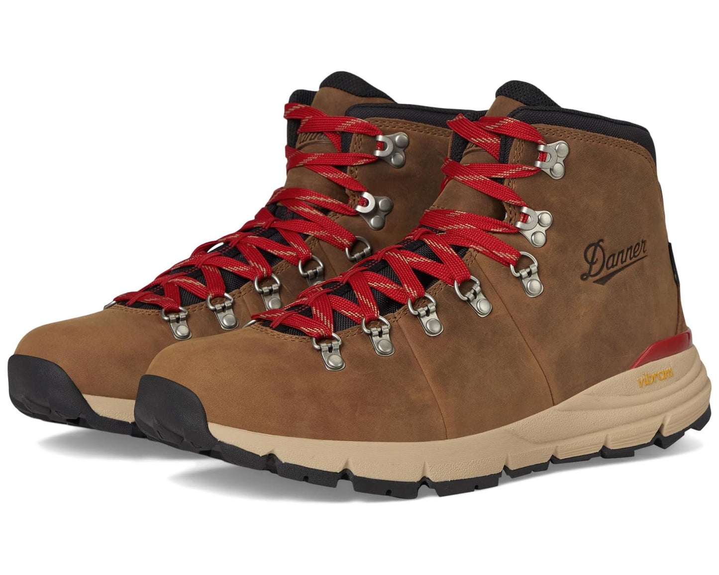 Men's Danner Mountain 600 Leaf Leaf/Grizzly Brown/Rhodo Red