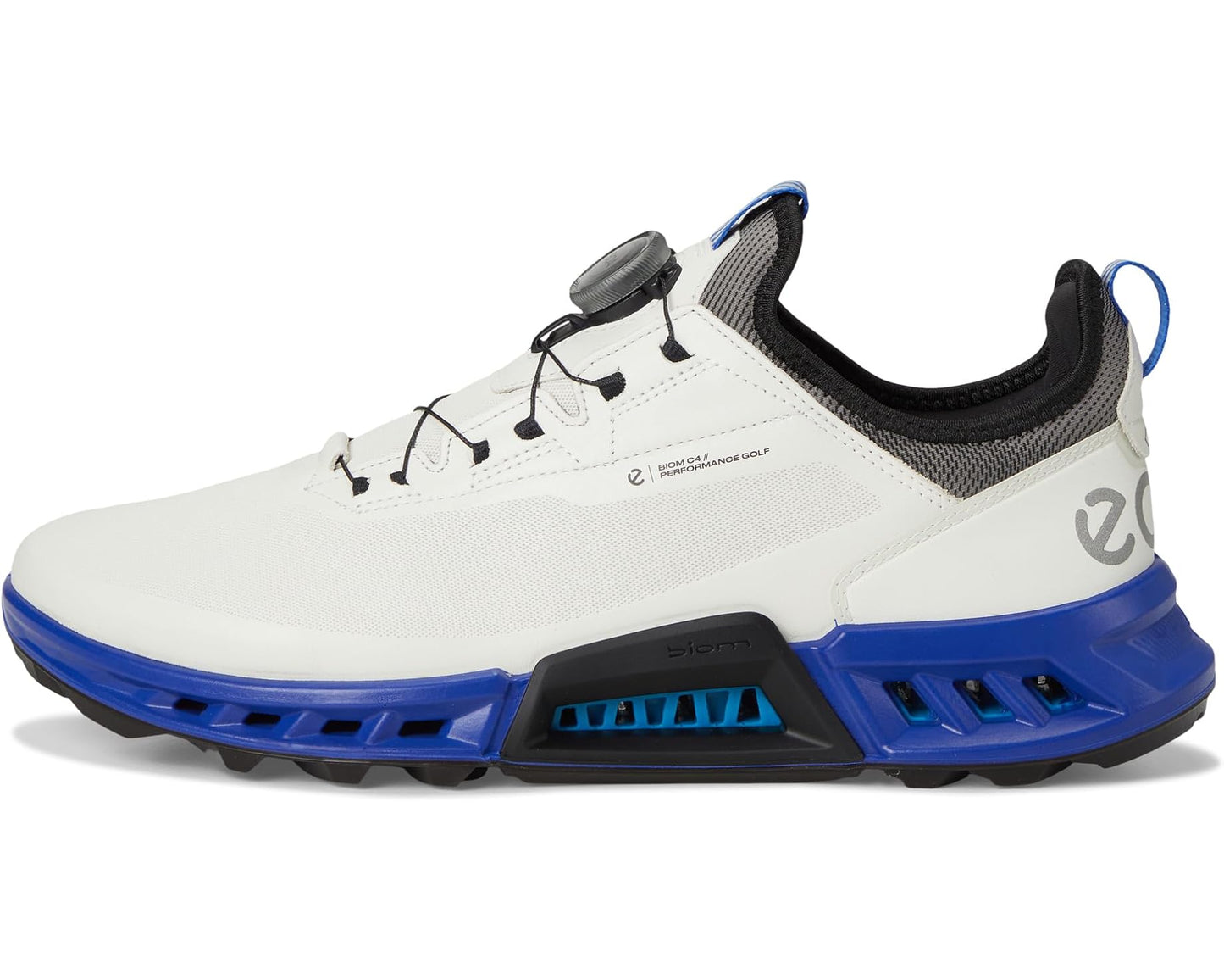 Men's ECCO Golf Biom C4 Boa Gore-tex Waterproof Golf Shoe White/Virtual
