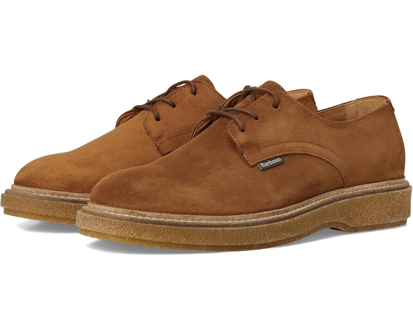 Men's Barbour Harefield Derby Shoe Toffee Suede