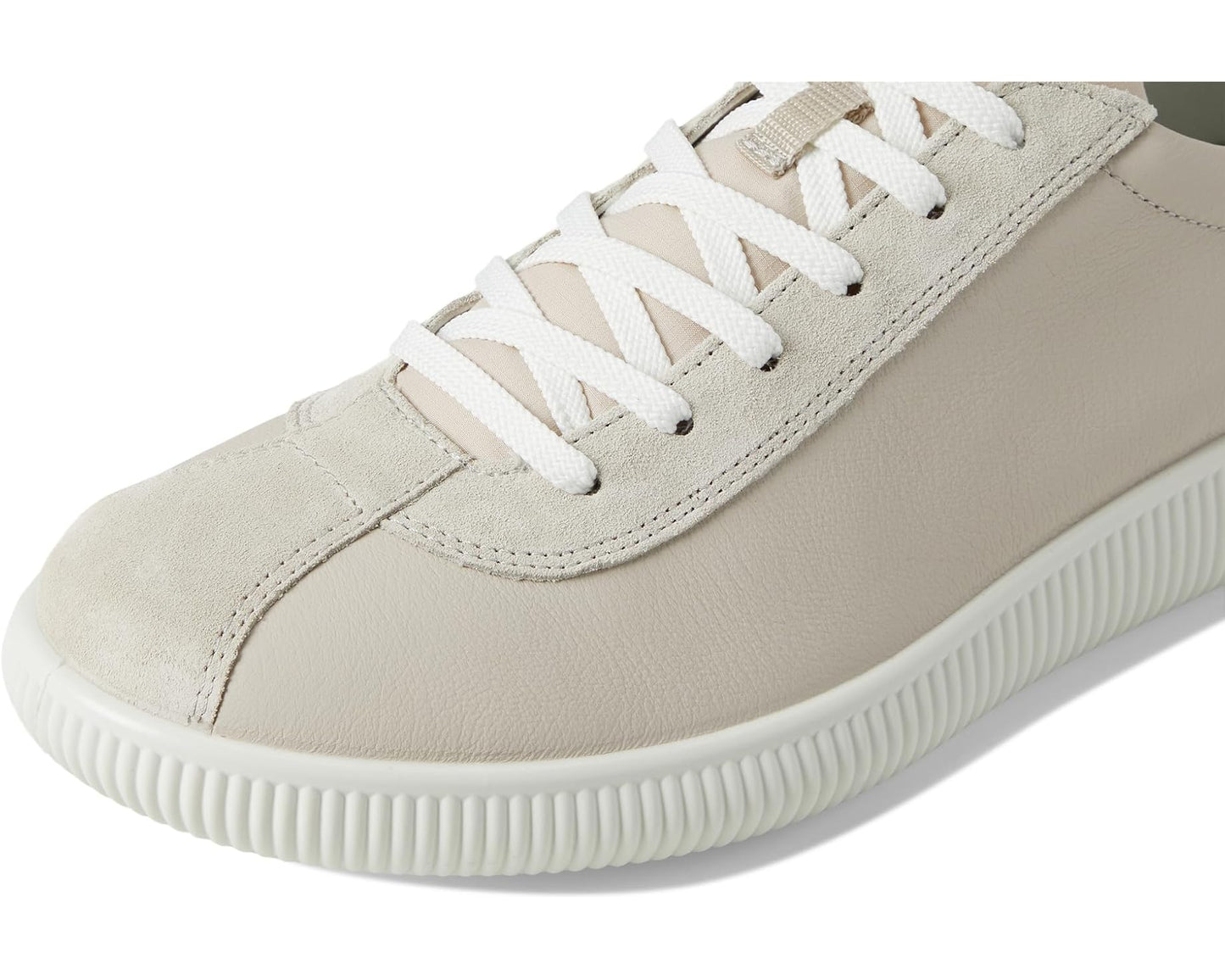 Men's ECCO Soft Zero Lace Up Sneaker Gravel