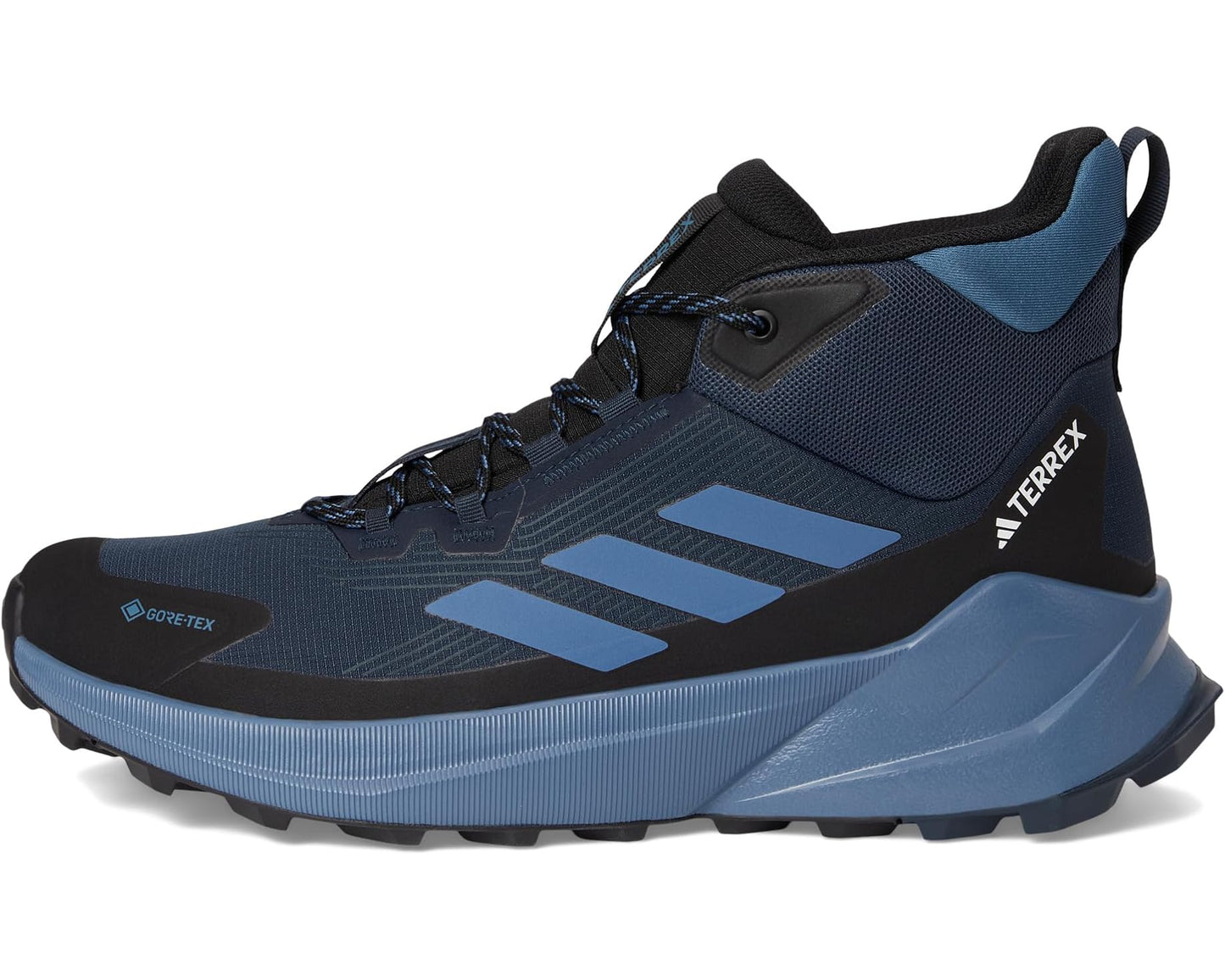 Men's adidas Outdoor Terrex Trailmaker 2.0 Mid Top GORE-TEX® Hiking Shoes Aurora Ink/Wonder Steel/Black