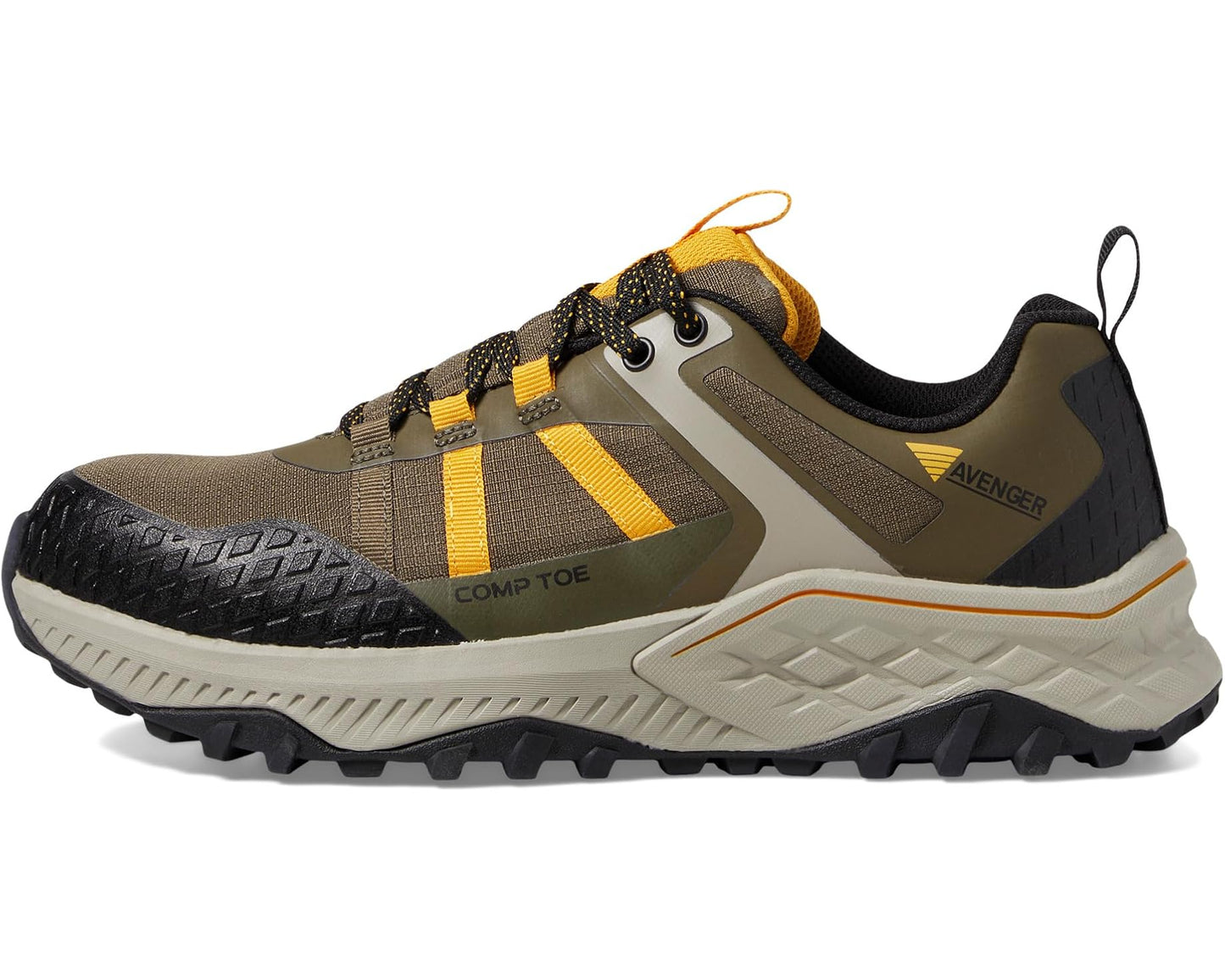 Men's Avenger Work Boots Aero Trail Olive/Yellow