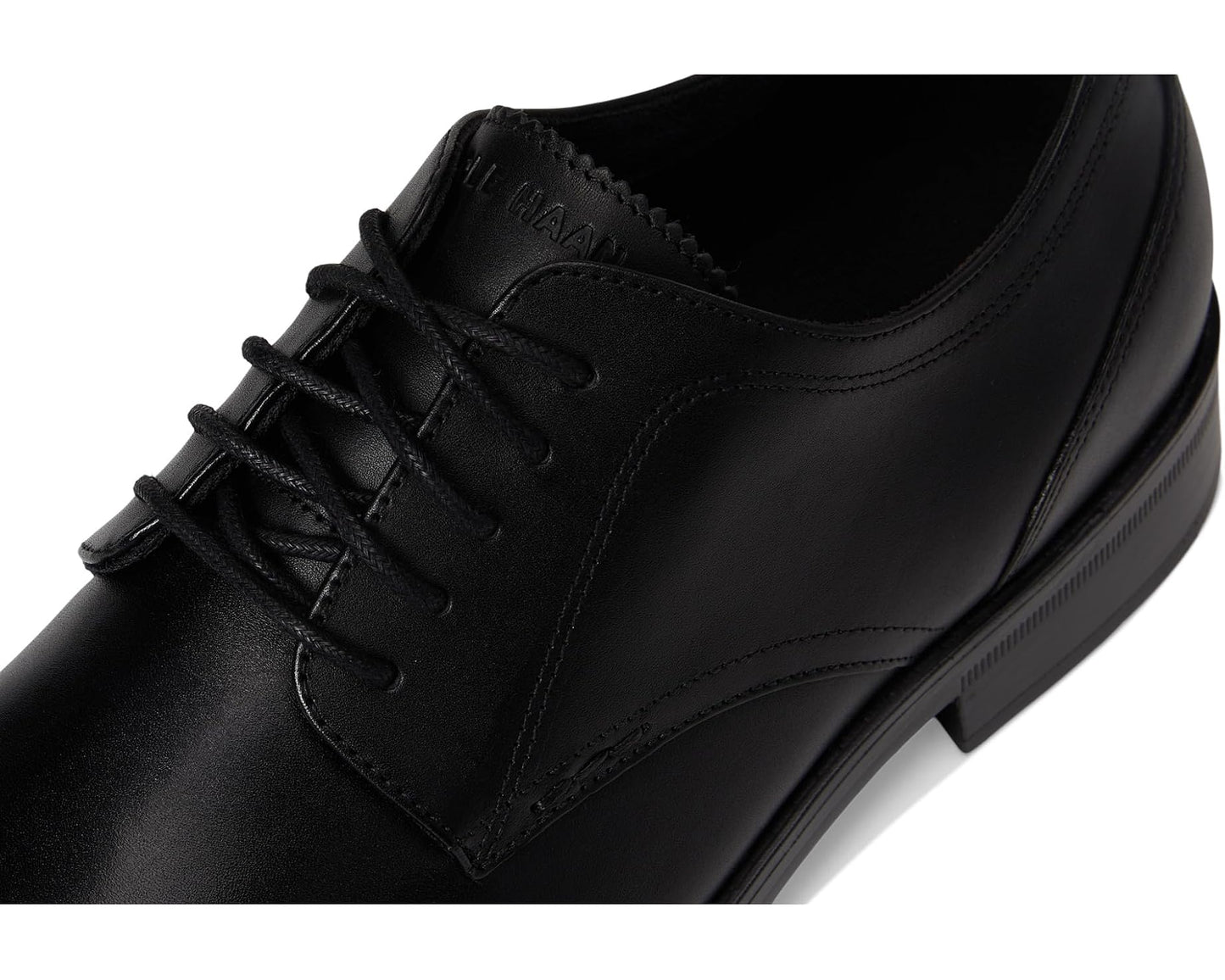 Men's Cole Haan Newmark Grand Plain Toe Oxfords Black/Black