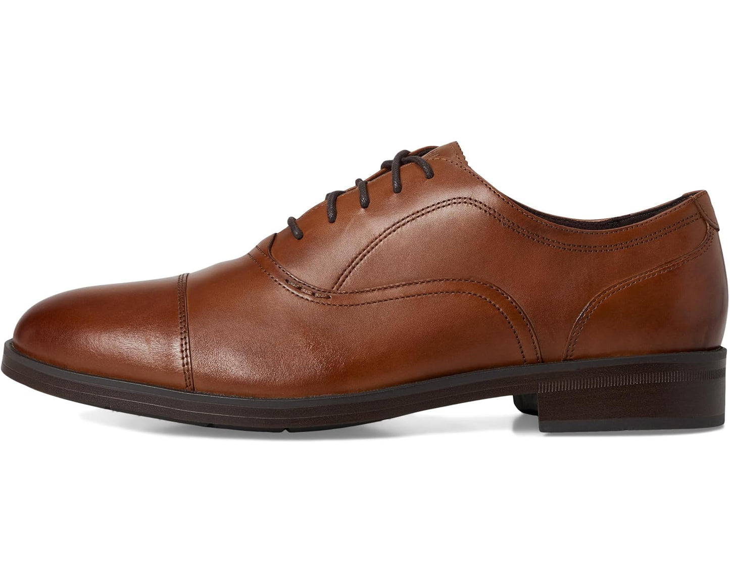 Men's Cole Haan Newmark Grand Cap Toe Oxfords British Tan/Dark Brown