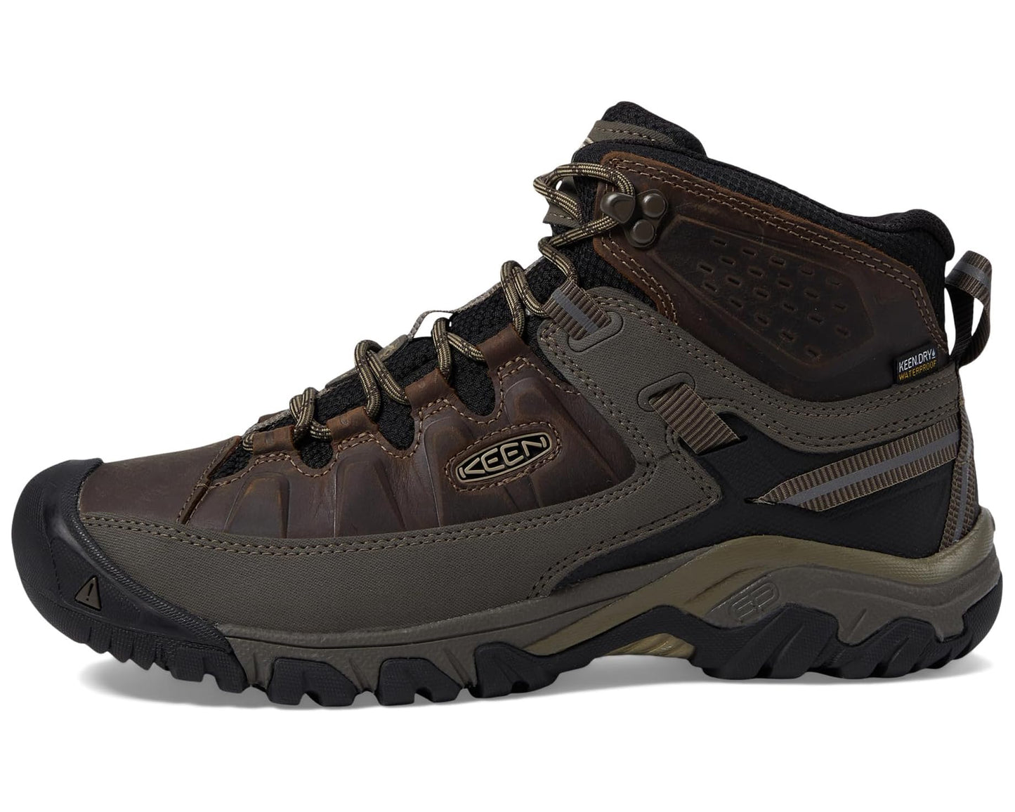 Men's KEEN Targhee III Mid Waterproof Bungee Cord/Black