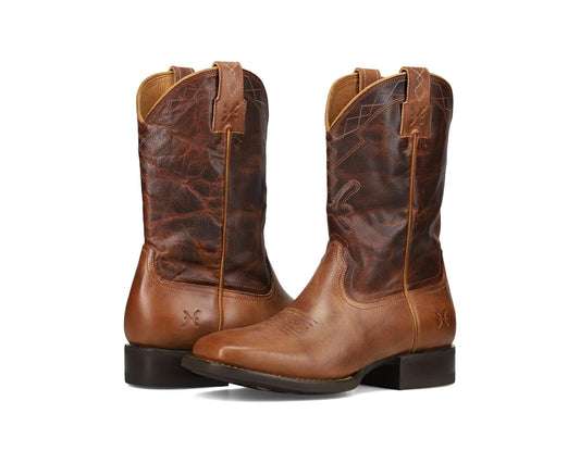 Men's Frye Hauser Logo Stitch Tan/Tobacco
