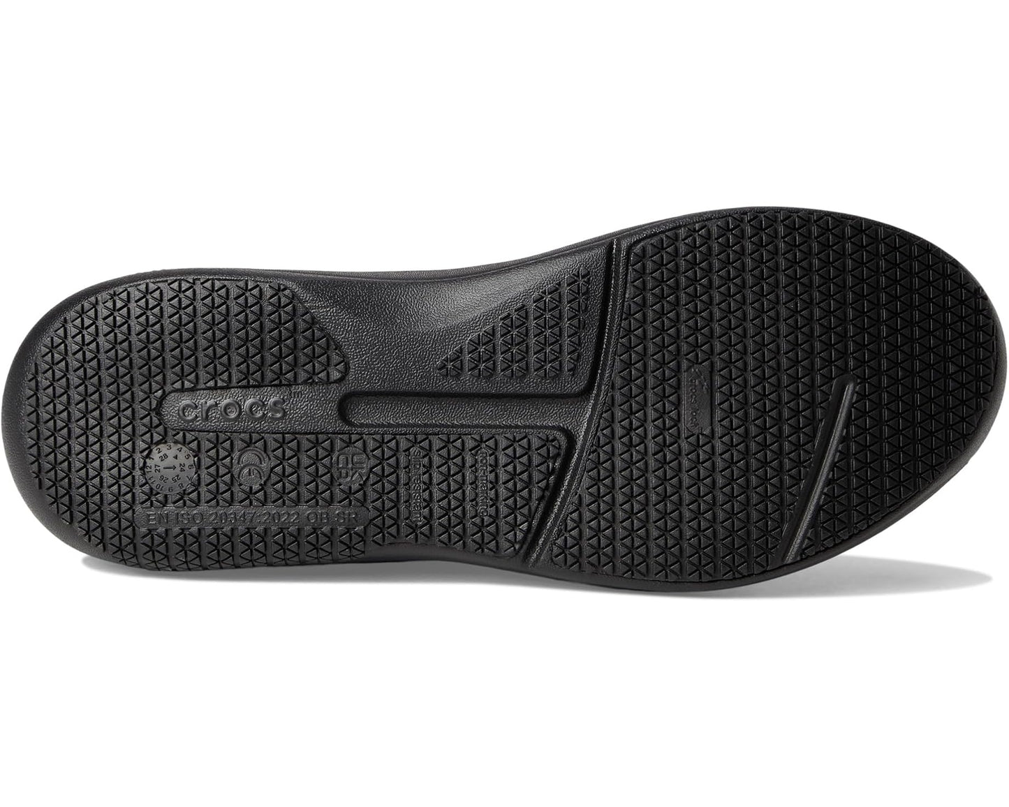Men's Crocs Work On The Clock Work Sneaker Triple Black