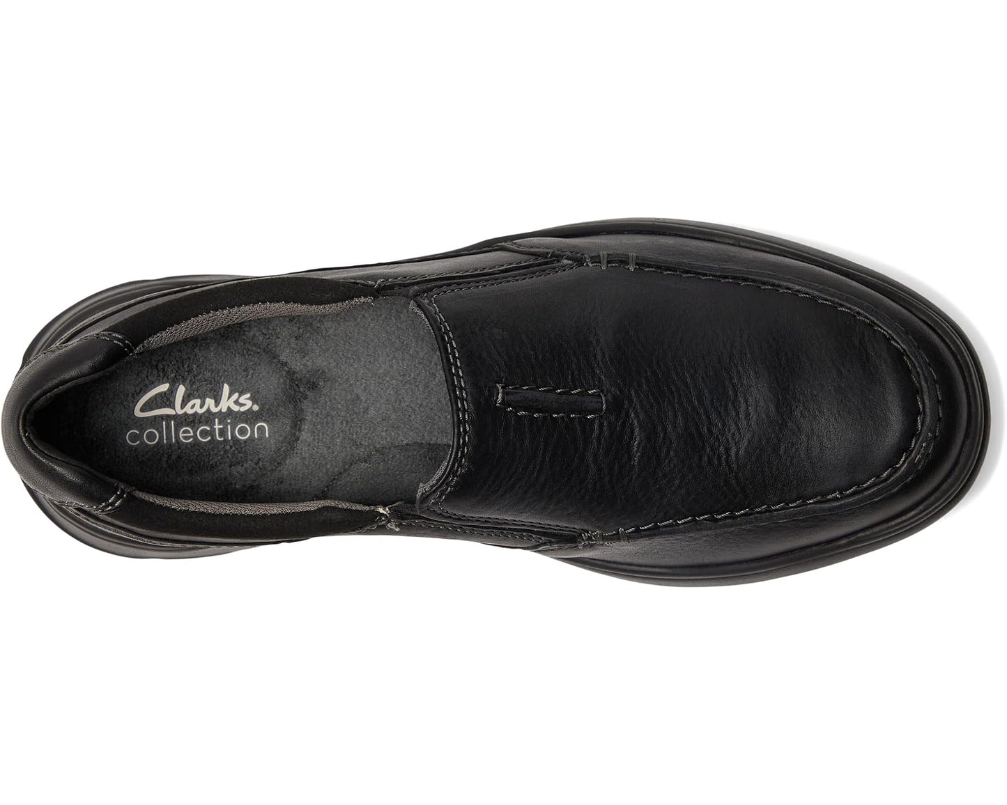 Men's Clarks Cotrell Free Black Oily Leather