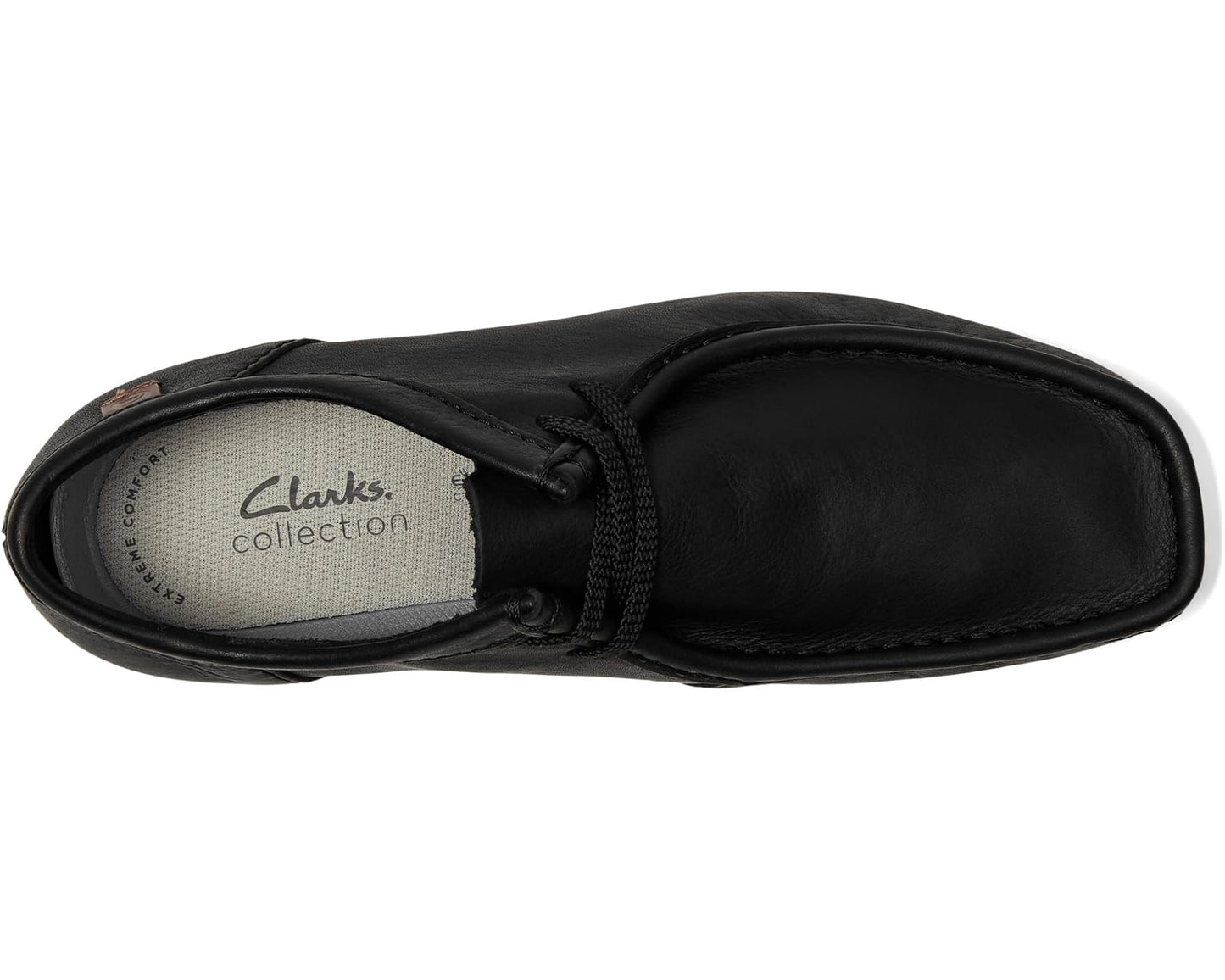 Men's Clarks Shacre II Run Shoes Black Leather