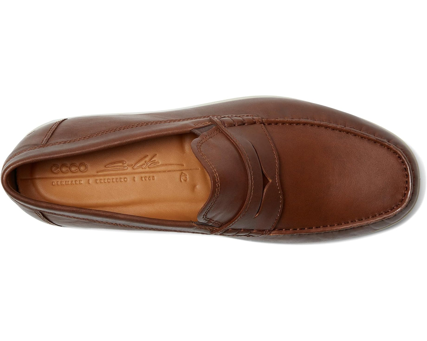 Men's ECCO S Lite Moc Penny Loafers Cognac