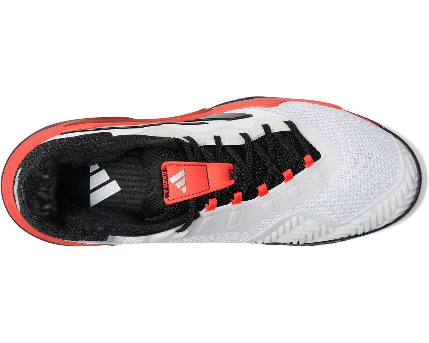 Men's adidas Barricade 13 Tennis Shoes White/Black/Lucid Red