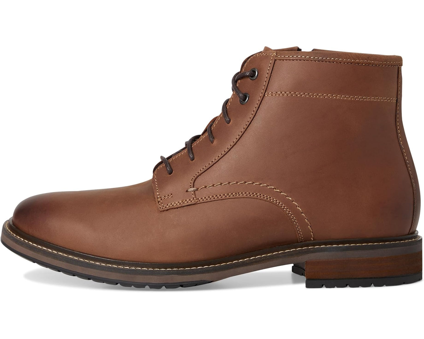Men's Florsheim Forge Plain Toe Lace Boots Brown Crazy Horse