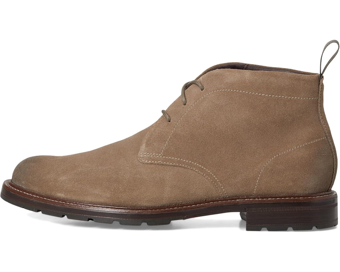 Men's Cole Haan Roundhill Grand Chukka Boots Morel Suede/Dark Natural/Water Resistant