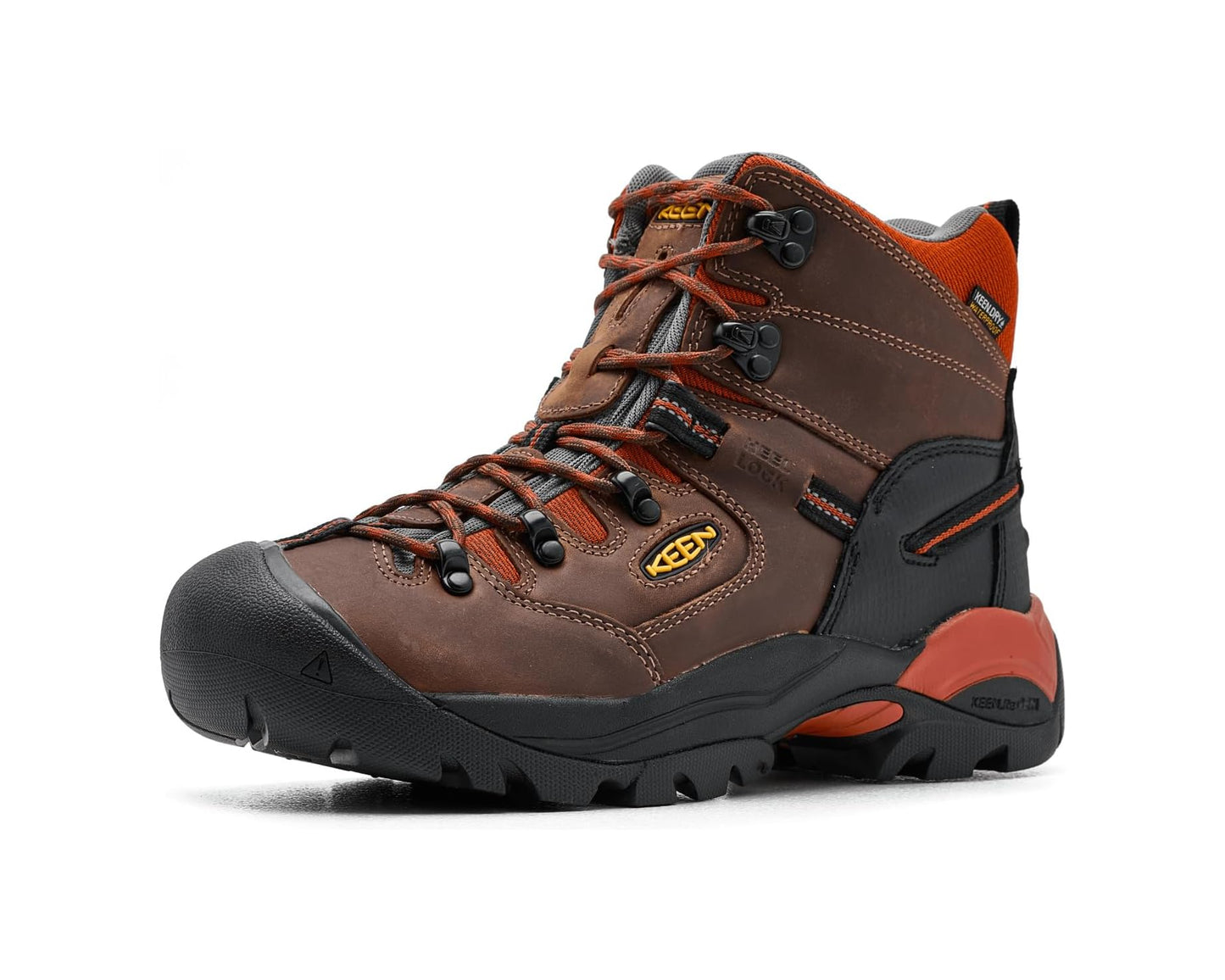 Men's KEEN Utility Pittsburgh Energy 6 Waterproof (Soft Toe) Cascade Brown/Black