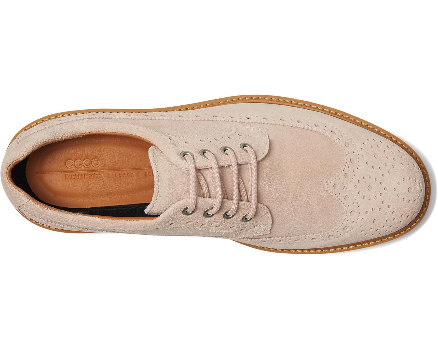 Men's ECCO Oslo Wing Tip Oxford Dust