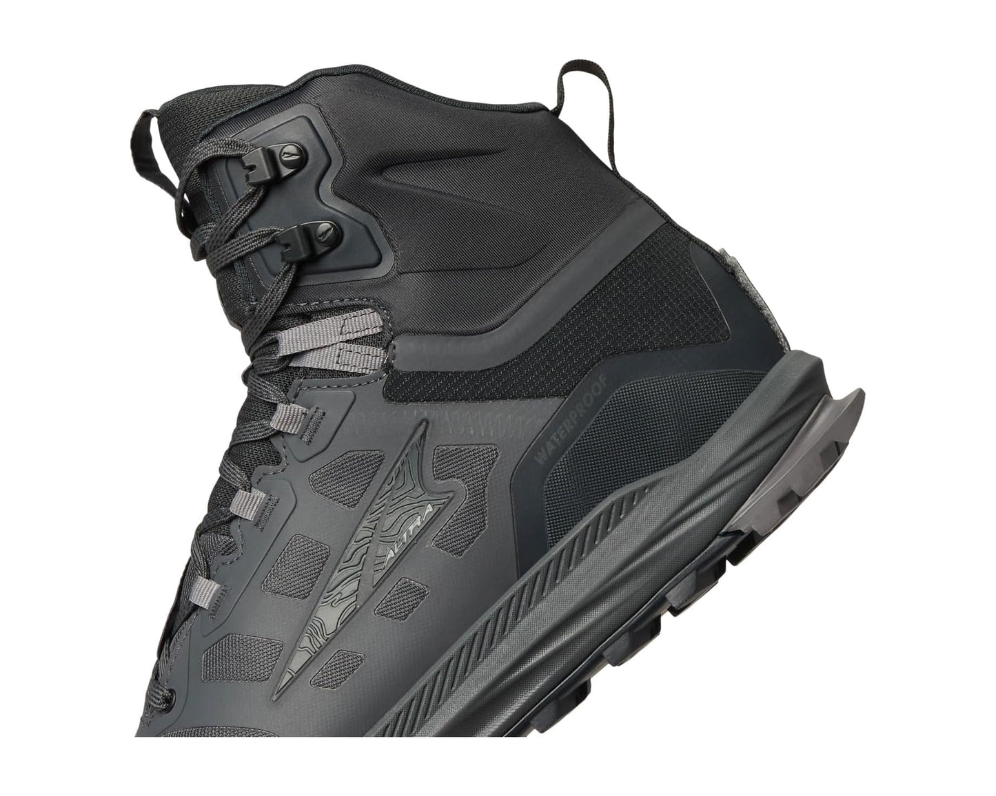 Men's Altra Lone Peak 9 Waterproof Mid Black