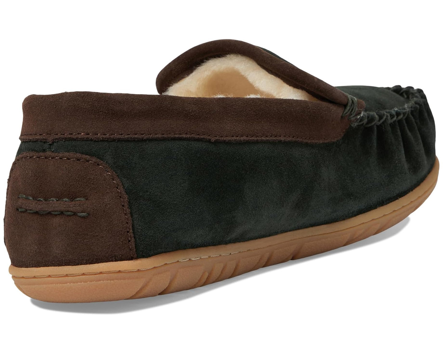 Men's L.L.Bean Wicked Good Slipper Venetian Black Spruce/Chocolate