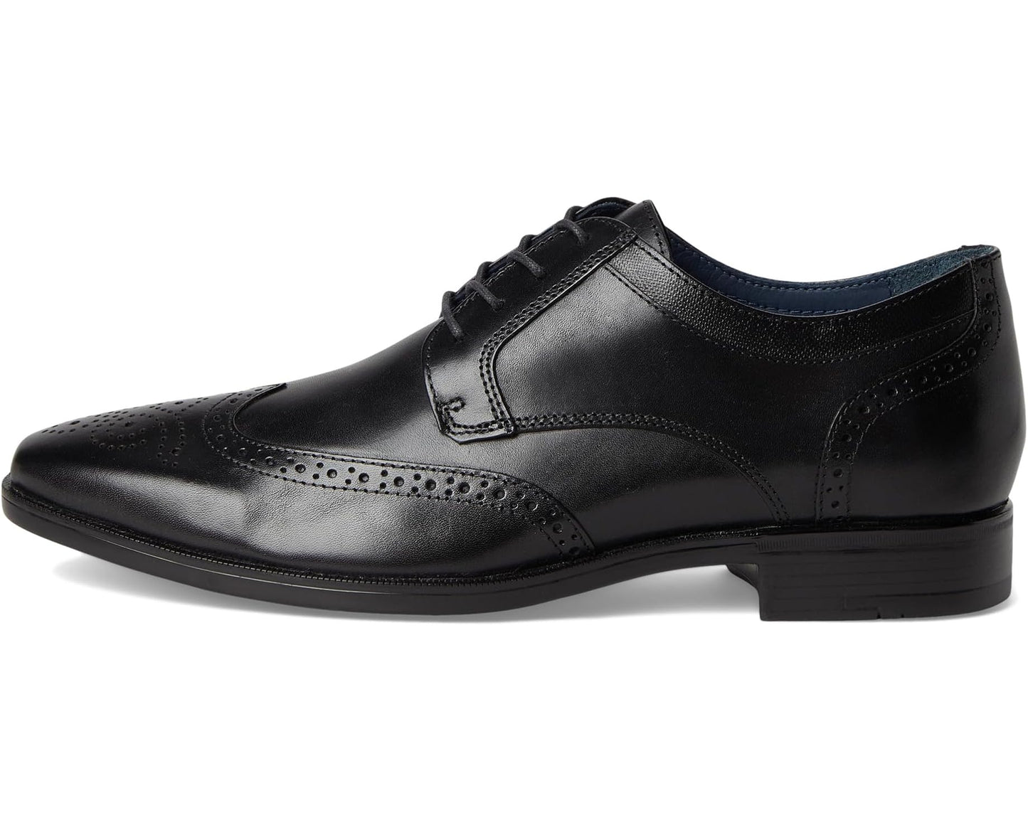 Men's Johnston & Murphy Gibbons Wingtip Black Full Grain