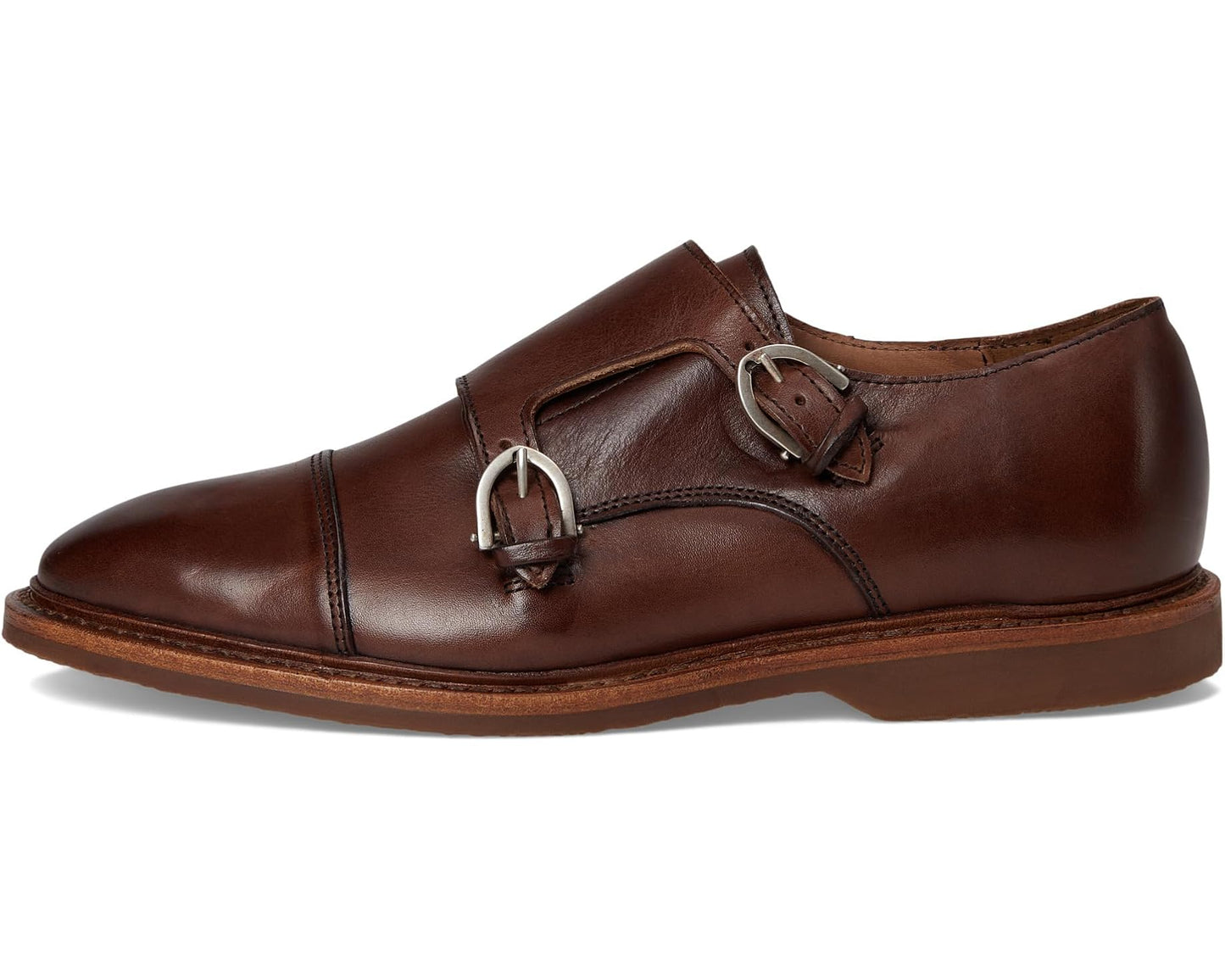 Men's Allen Edmonds Kingstonvers Monk Strap Shoes Chili
