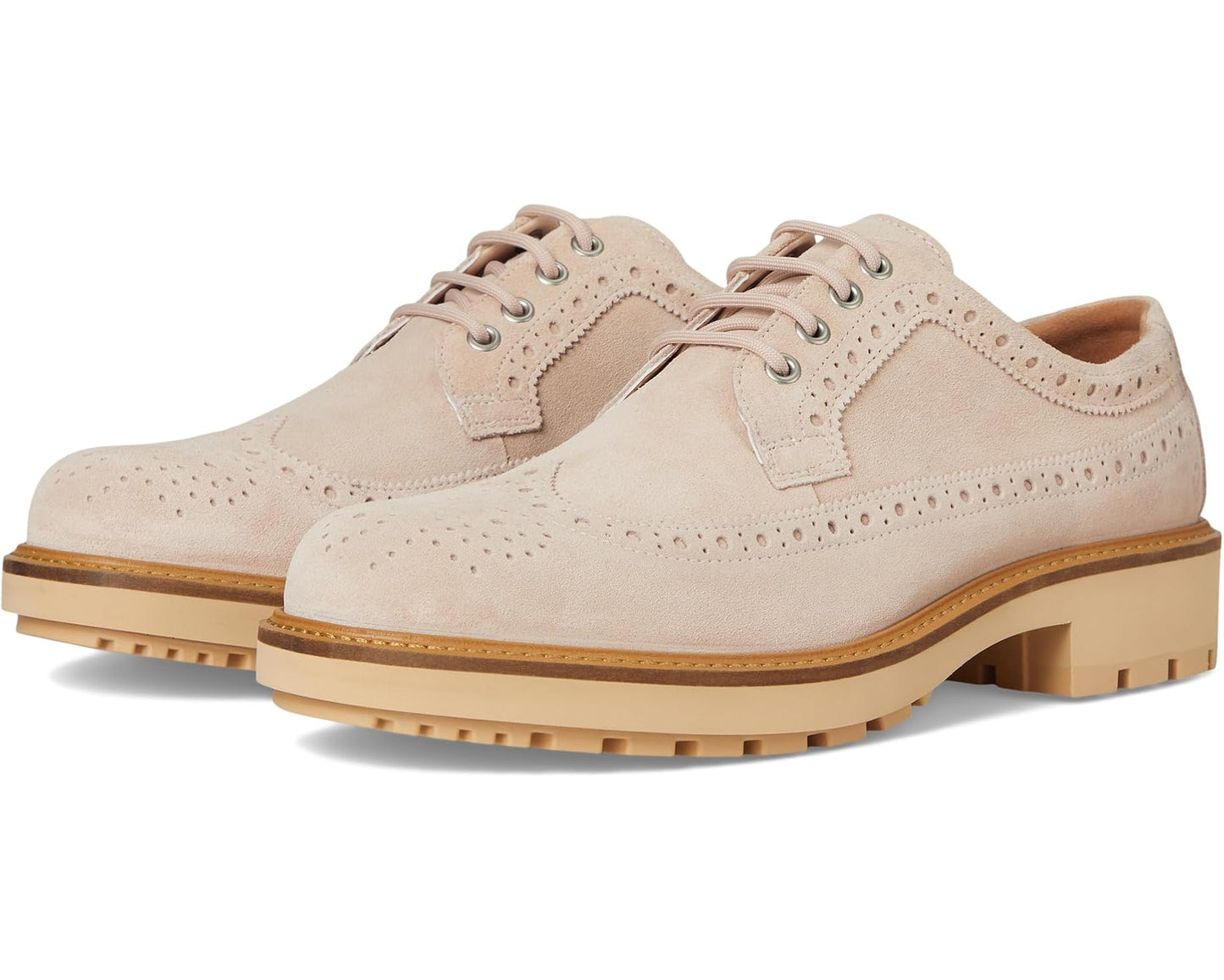 Men's ECCO Oslo Wing Tip Oxford Dust