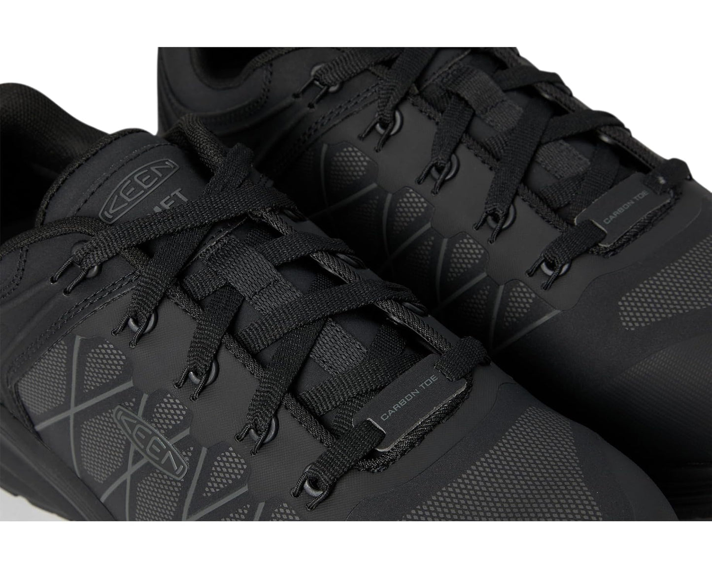 Men's KEEN Utility Vista Energy XT Work Sneaker Internal Met Guard (Carbon Toe) Black/Magnet
