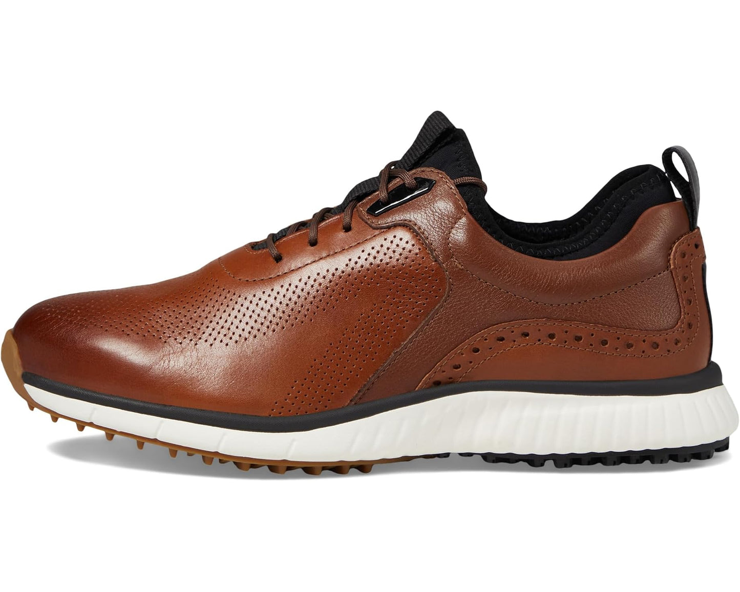 Men's Johnston & Murphy Waterproof XC4® Golf H1-Luxe Hybrid Sneaker Tan Waterproof Full Grain