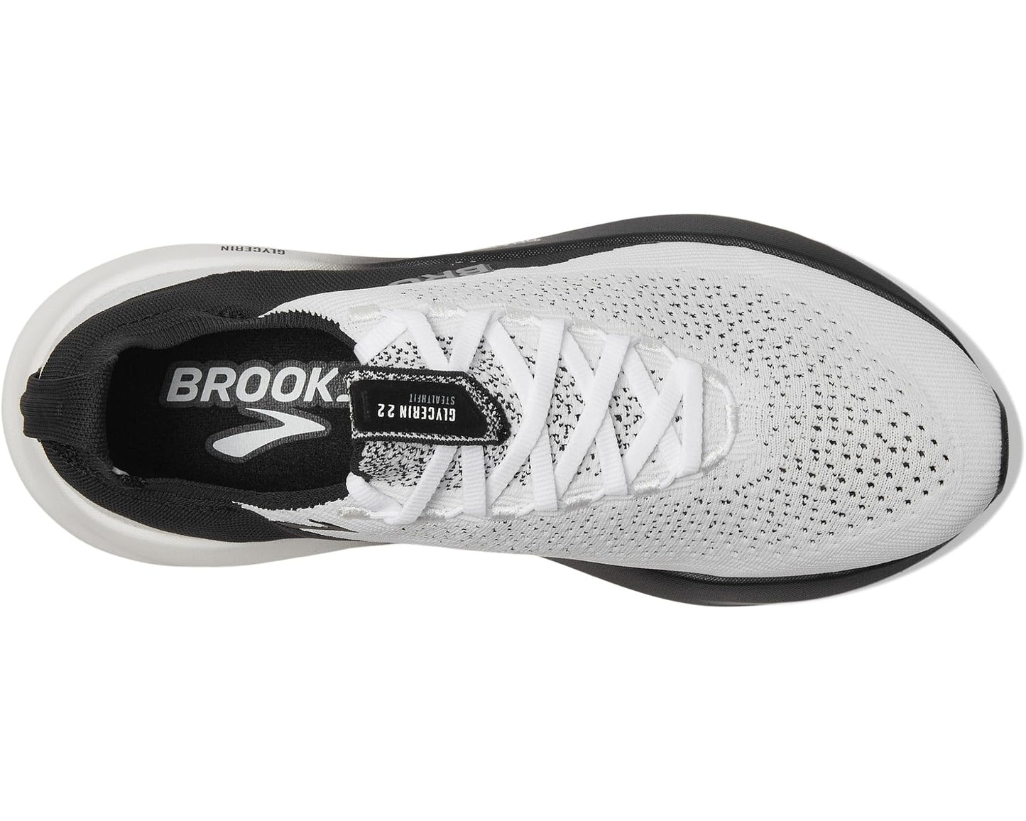 Men's Brooks Glycerin StealthFit 22 White/Grey/Black