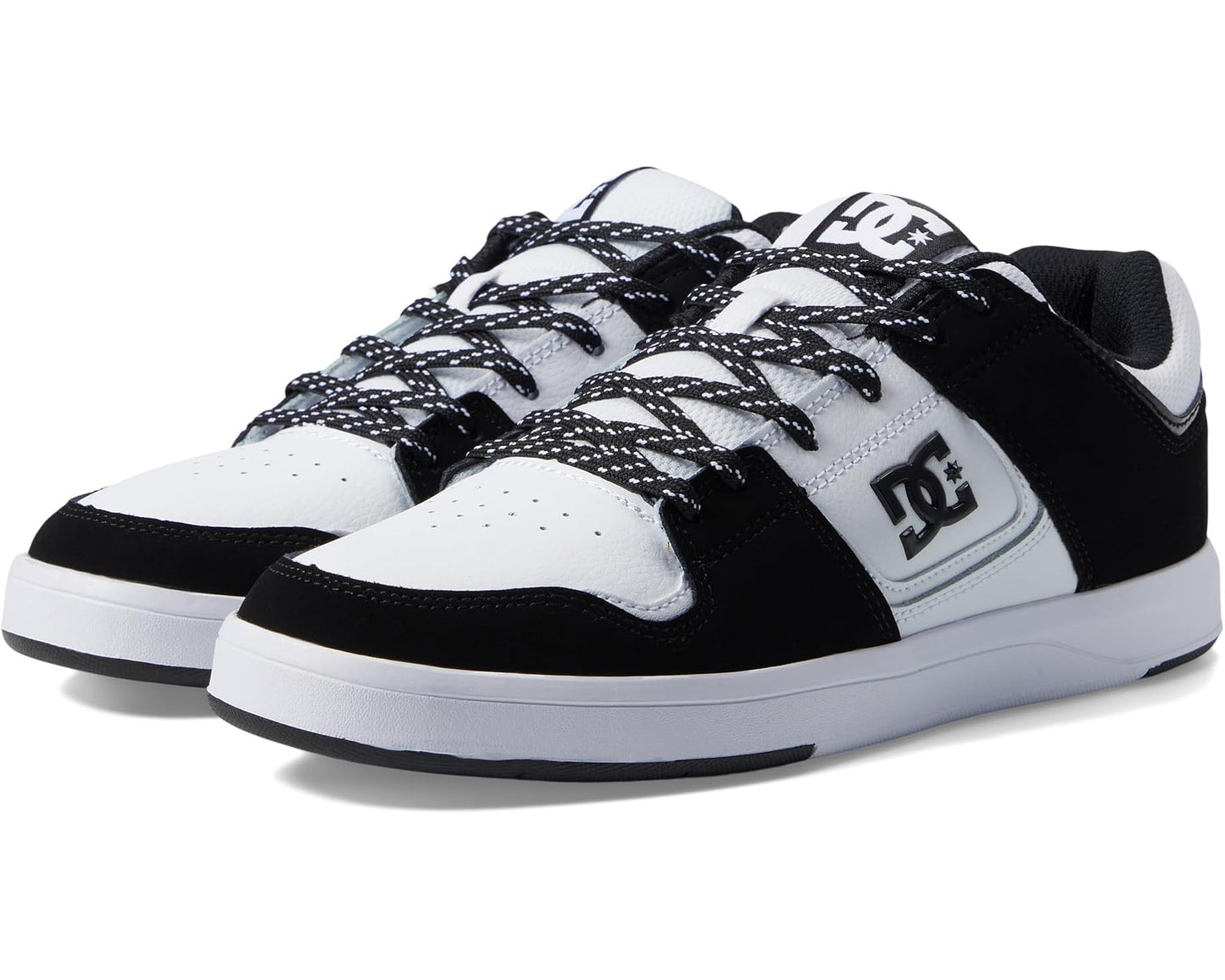 Men's DC Cure Casual Low Top Skate Shoes Sneakers White/Black/Carbon