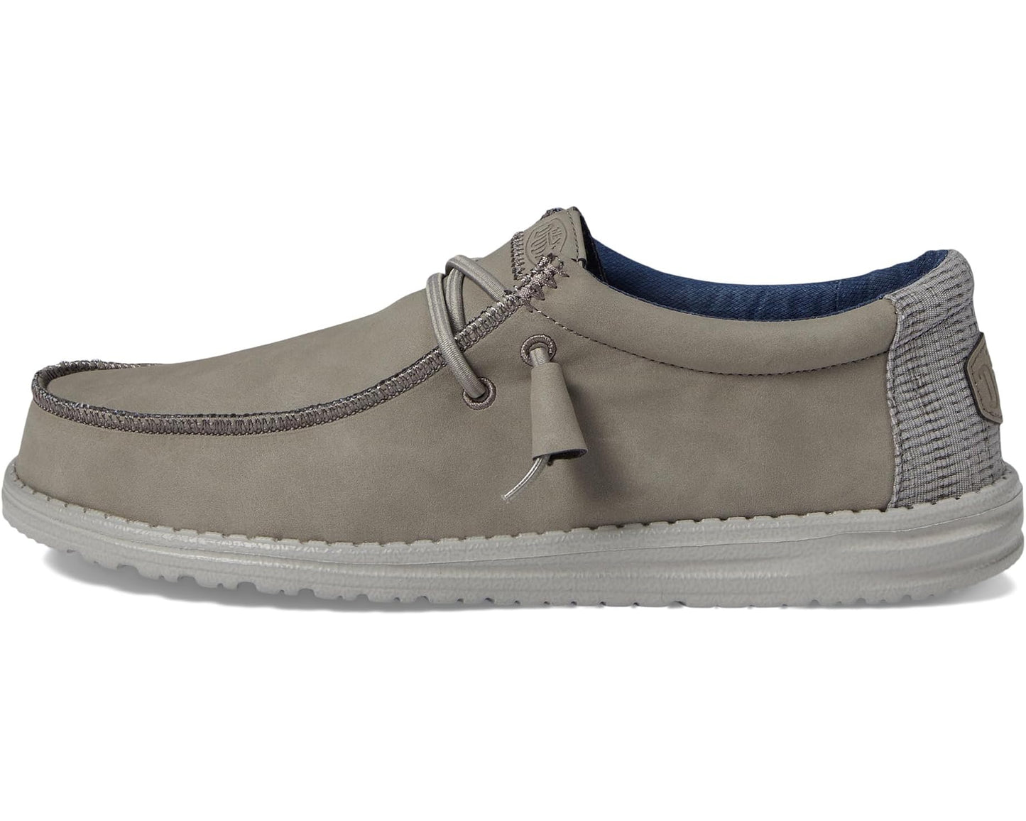 Men's Hey Dude Wally Fabricated Leather Grey