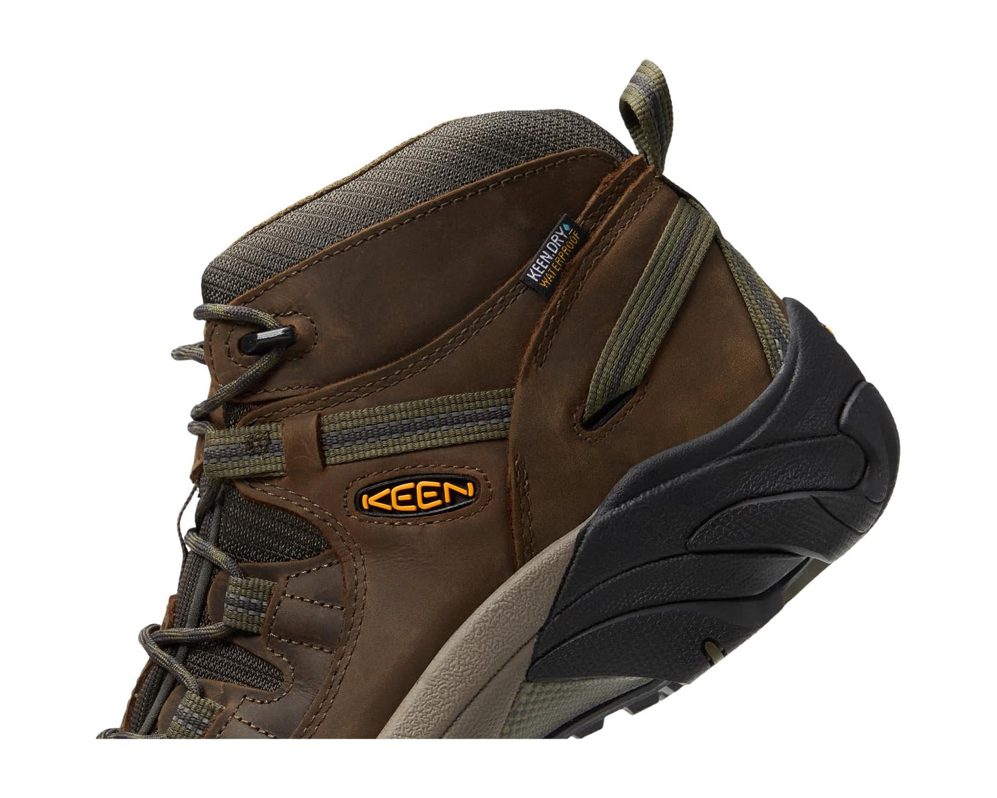 Men's KEEN Targhee II Mid Waterproof Canteen/Dark Olive