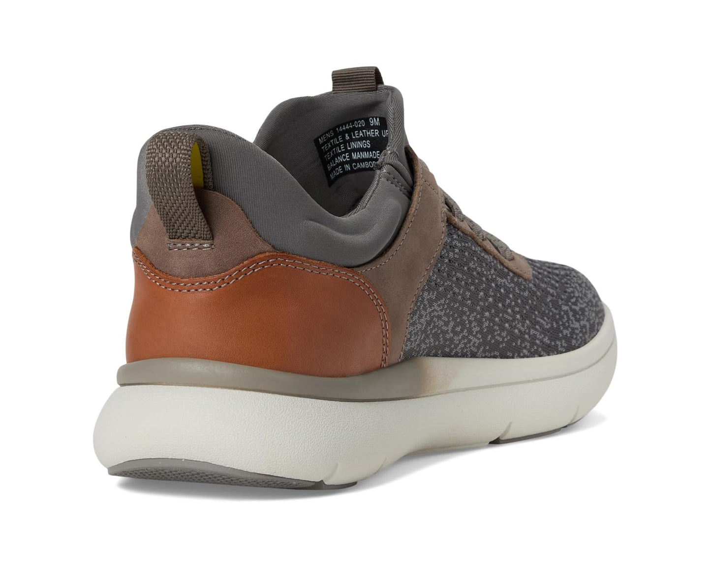 Men's Florsheim Fleet Knit Elastic Lace Sneakers Gray