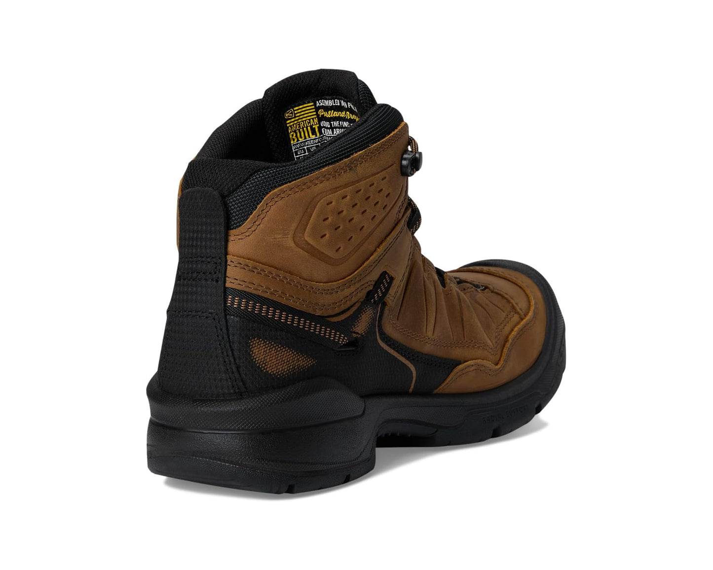Men's KEEN Utility Targhee IV Waterproof Work Boot (Carbon Toe) Belgian/Black