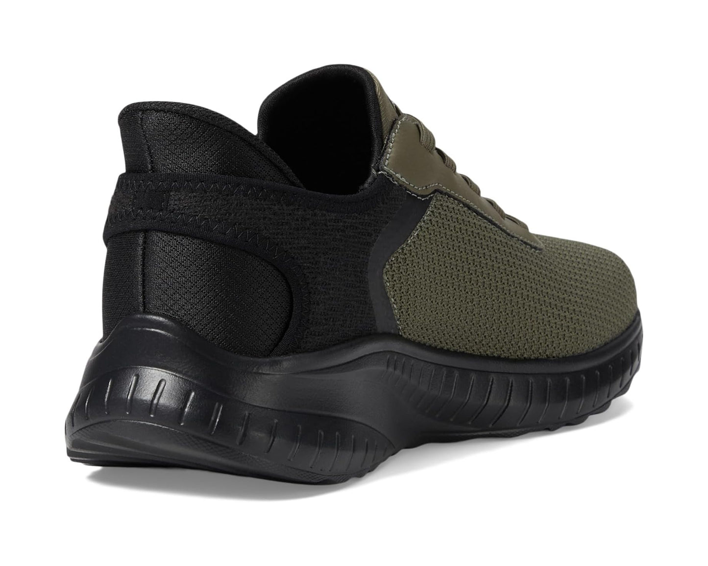 Men's BOBS from SKECHERS Hands Free Slip-Ins Squad Chaos - Balanced Edge Olive