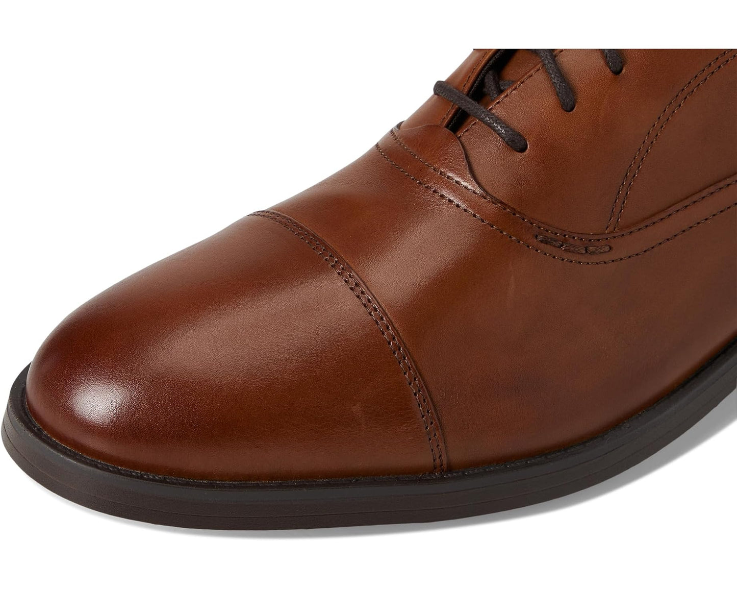 Men's Cole Haan Newmark Grand Cap Toe Oxfords British Tan/Dark Brown