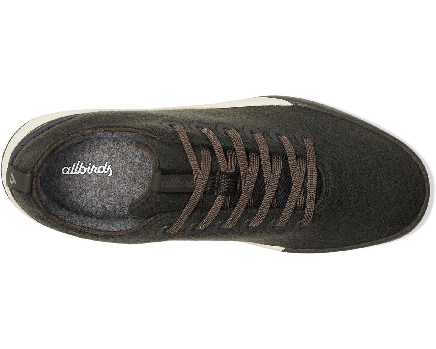 Men's Allbirds Wool Cruiser Waterproof Dark Jungle (Stony Cream)