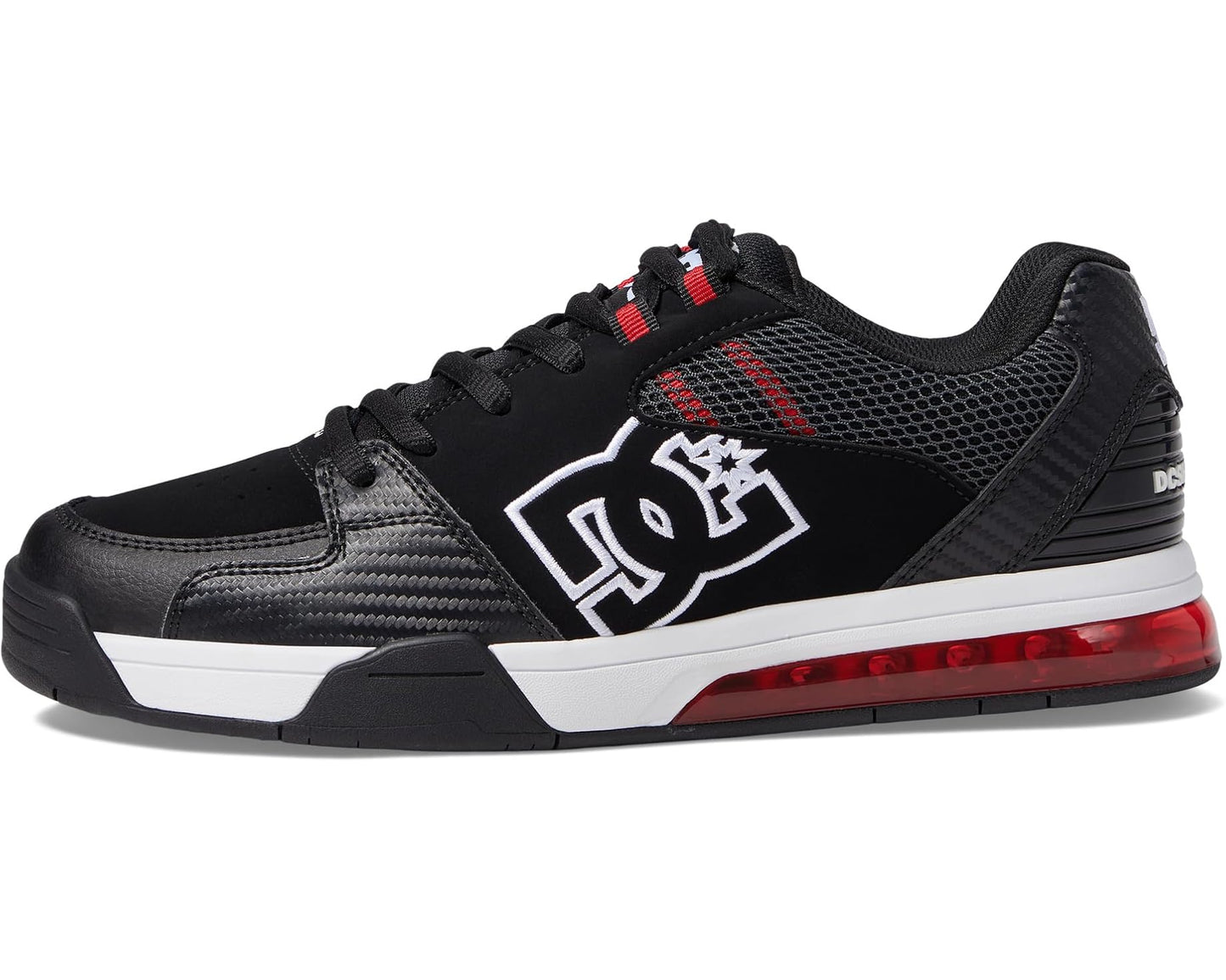 Men's DC Versatile Black/White/Athletic Red 1