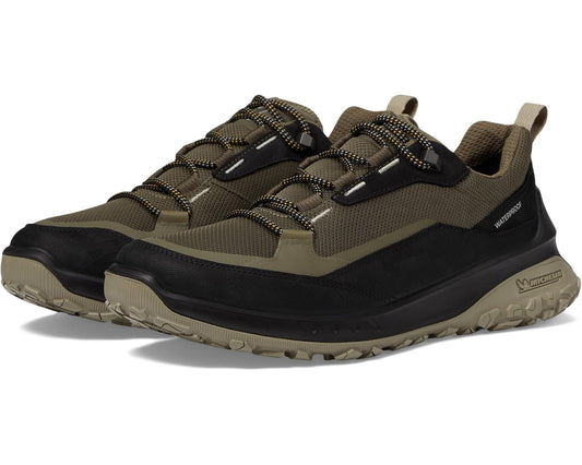 Men's ECCO Sport Ultra Terrain Waterproof Low Hiking Shoe Black/Tarmac