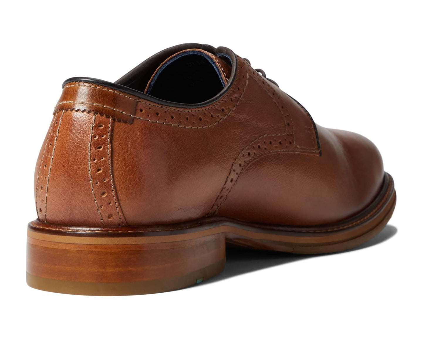 Men's Johnston & Murphy XC Flex Raleigh Plain Toe Tan Full Grain