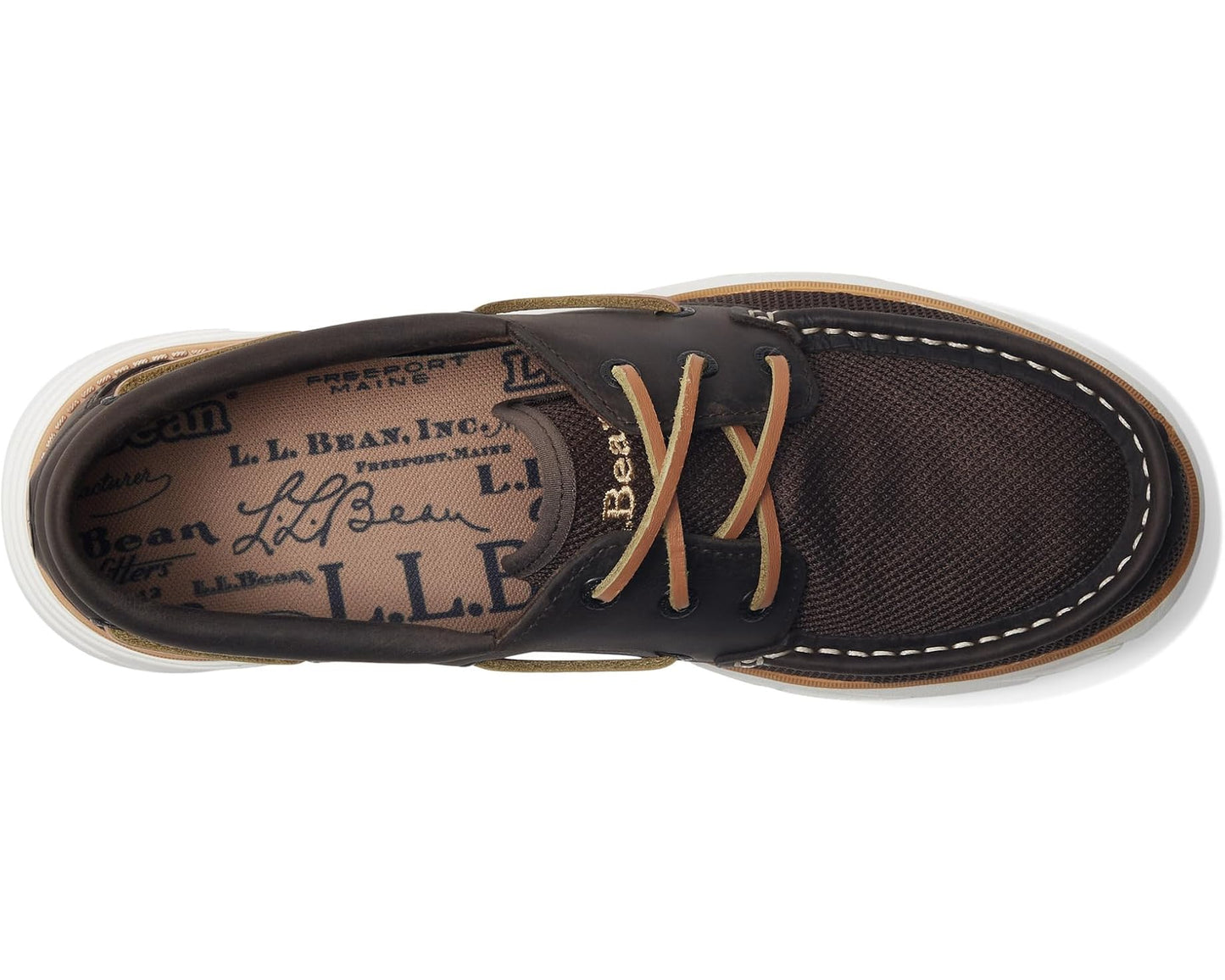 Men's L.L.Bean Kennebec Shoe 3 Eye Dark Earth