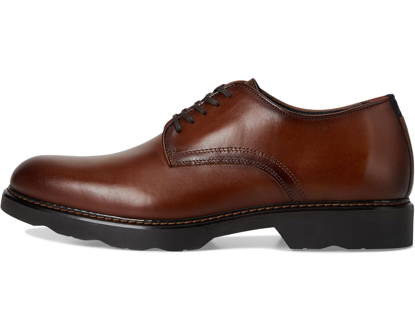 Men's Johnston & Murphy Collection Huxley Plain Toe Derby Teak Italian Calfskin
