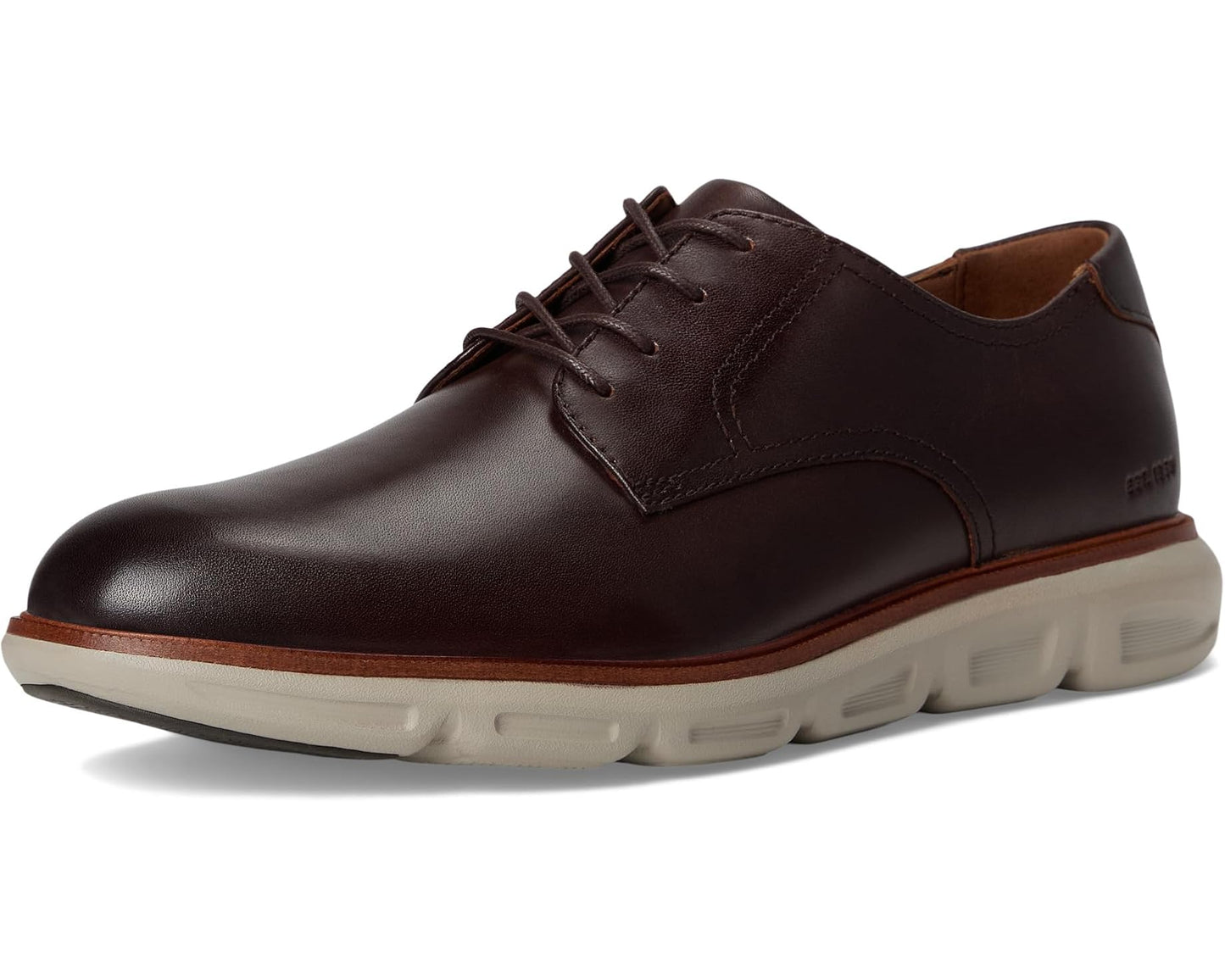 Men's Johnston & Murphy Larkin Plain Toe Mahogany Italian Calfskin