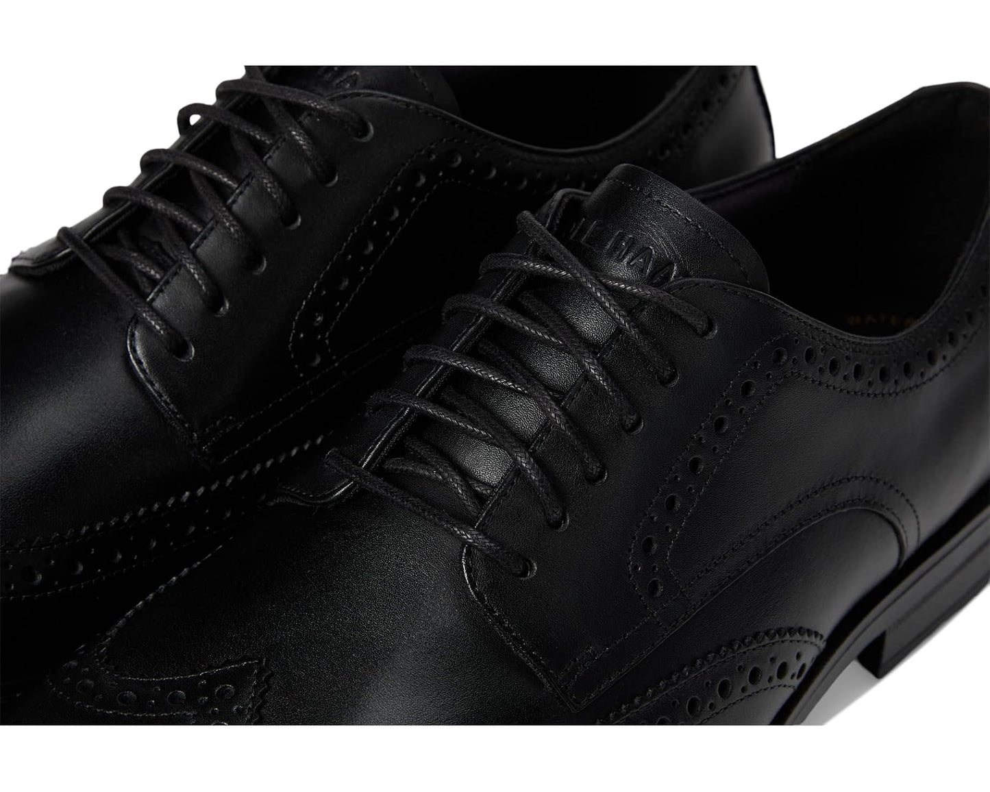 Men's Cole Haan Harmon Grand Wingtip Oxfords Black Waterproof/Black/Black