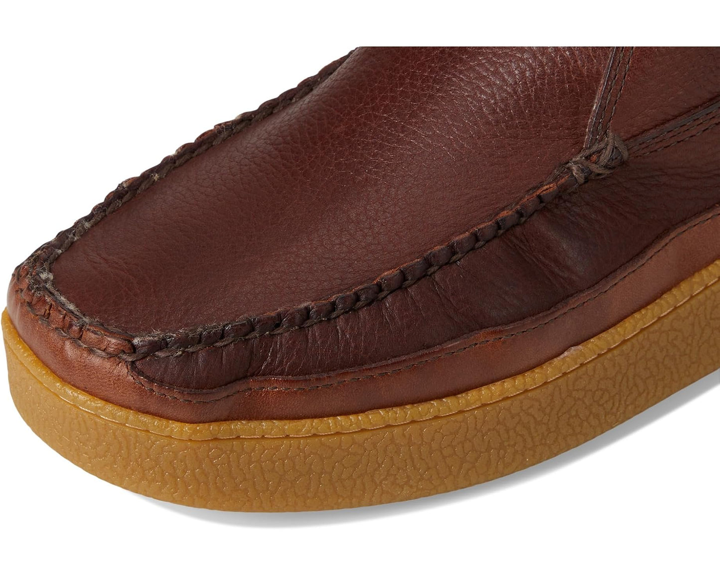Men's L.L.Bean Lodge Moc Vibram Shearling Buckle Boots Mahogany