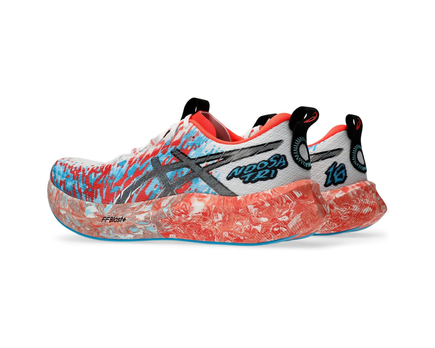Men's ASICS Noosa Tri 16 White/Sunrise Red