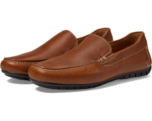 Men's Johnston & Murphy Cort Moc Venetian Tan Full Grain